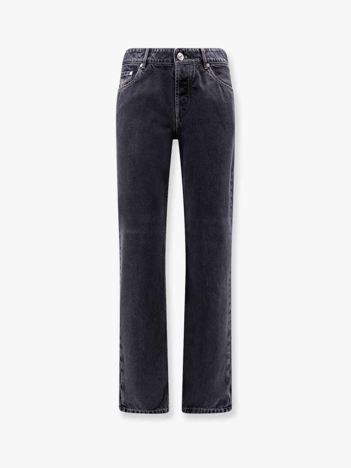 Brunello Cucinelli Traditional Fit Cotton Jeans