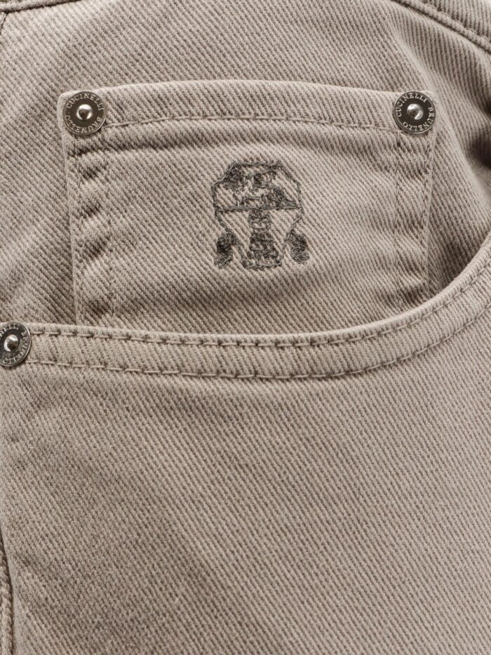 Brunello Cucinelli Traditional Fit Cotton Trousers