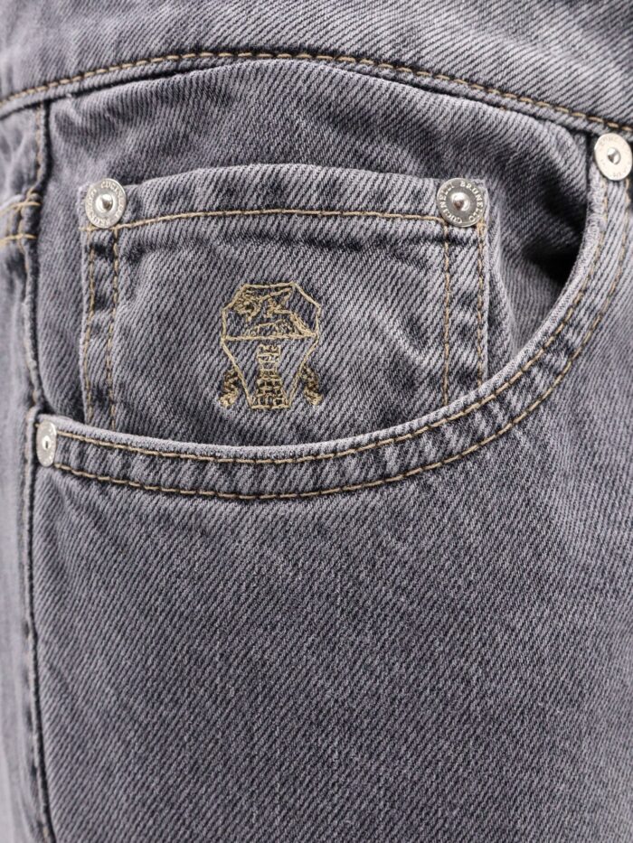 Brunello Cucinelli Traditional Fit Jeans With Lapel