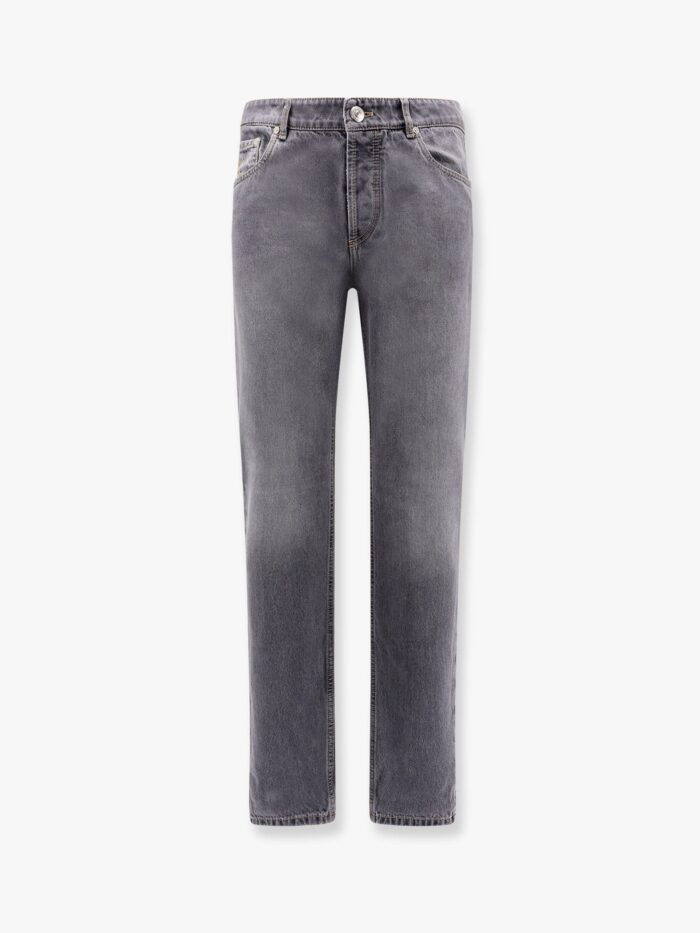 Brunello Cucinelli Traditional Fit Jeans With Lapel
