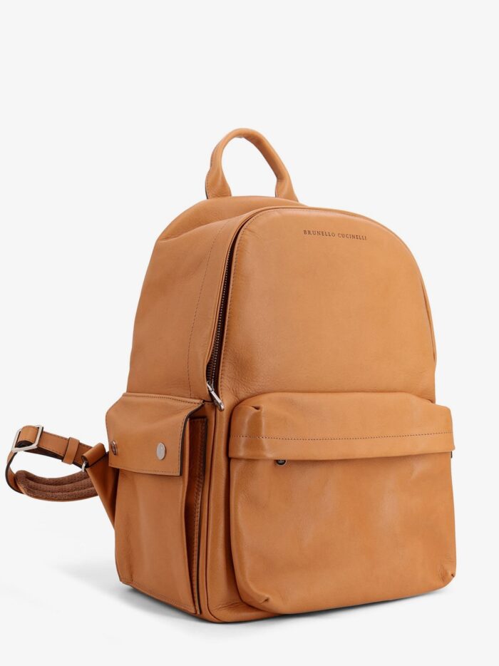 Brunello Cucinelli Travel Leather Backpack