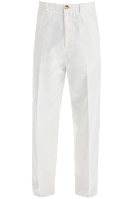 BRUNELLO CUCINELLI Twill Gabardine Trousers With Garment