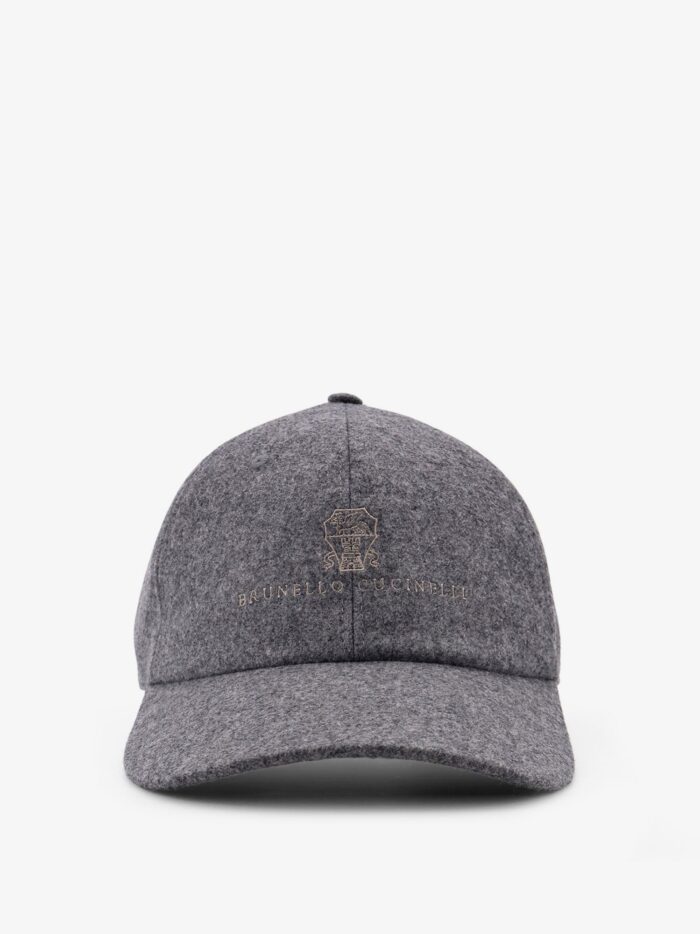 Brunello Cucinelli Virgin Wool Baseball Hat