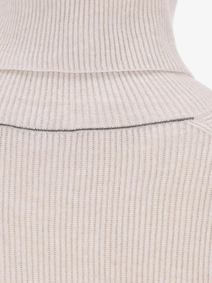 Brunello Cucinelli Virgin Wool, Cashmere And Silk Turtleneck