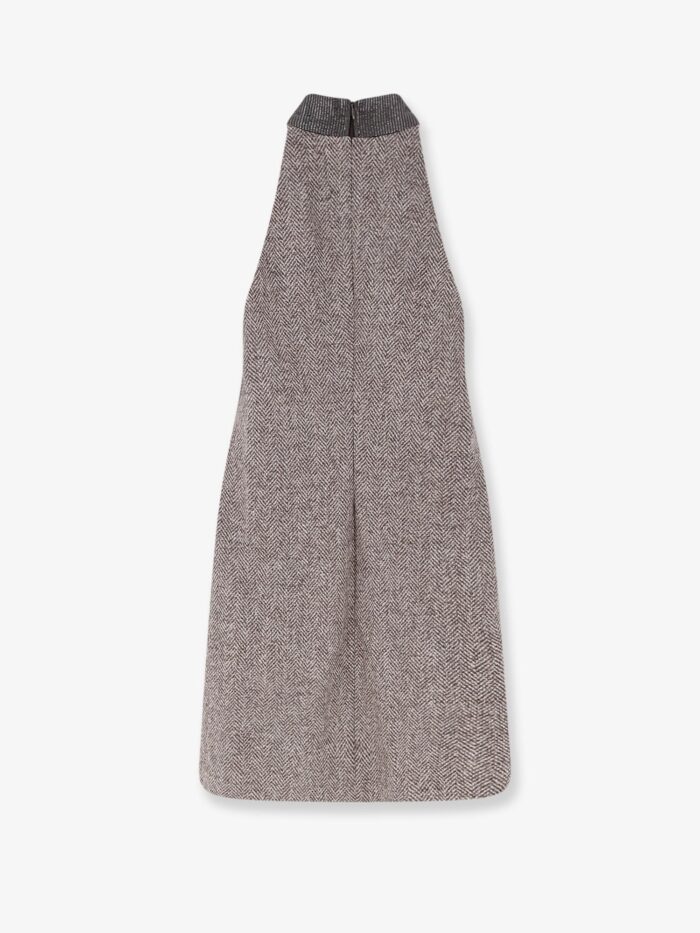 Brunello Cucinelli Virgin Wool Mini Dress