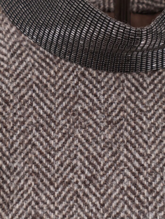 Brunello Cucinelli Virgin Wool Mini Dress