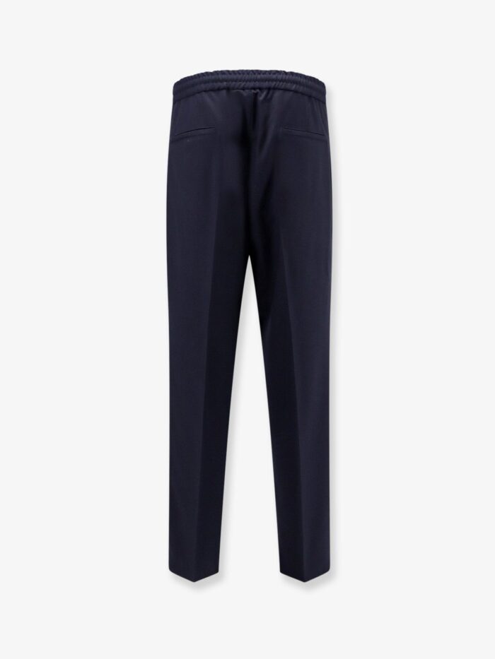 Brunello Cucinelli Virgin Wool Trousers With Adjustable Drawstring