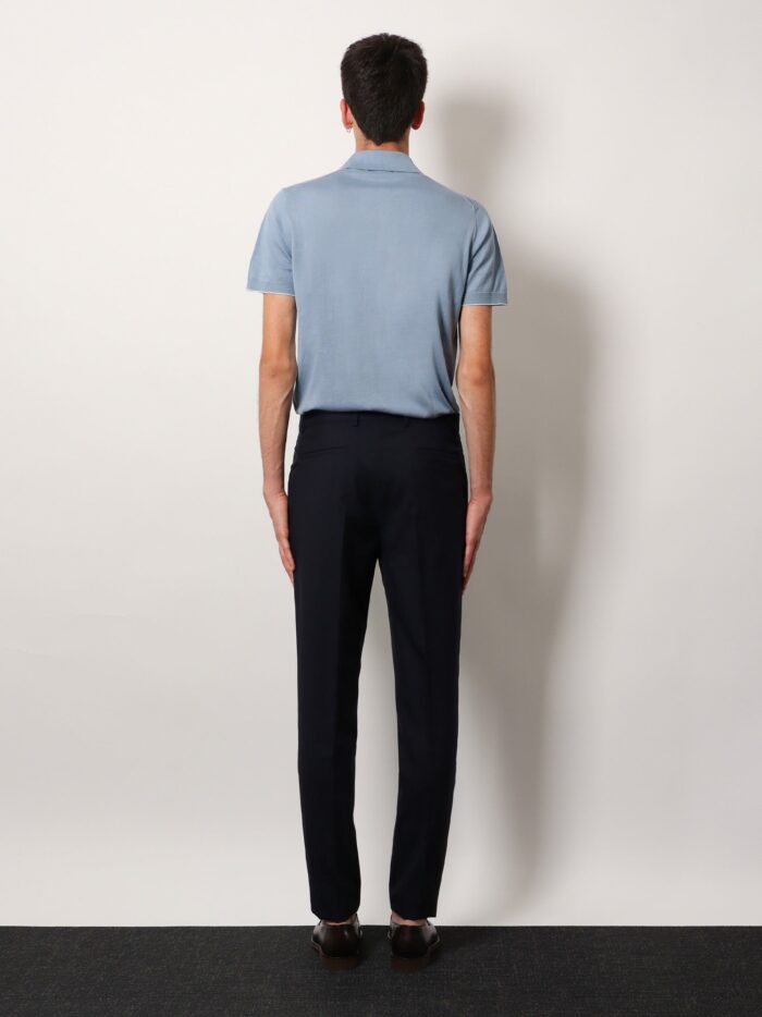 Brunello Cucinelli Virgin Wool Trousers With Pinces