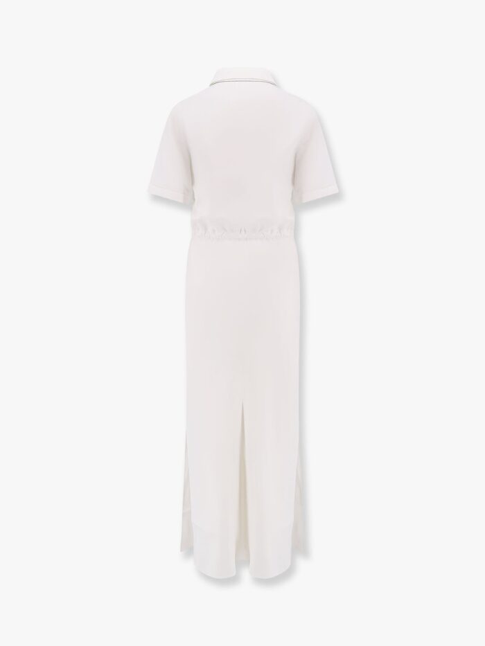 Brunello Cucinelli Viscose And Linen Long Dress Long Dress