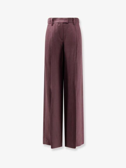 Brunello Cucinelli Viscose And Linen Trousers