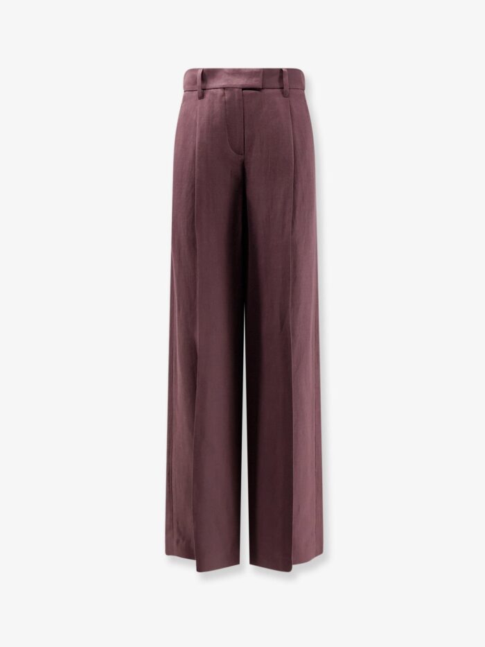 Brunello Cucinelli Viscose And Linen Trousers