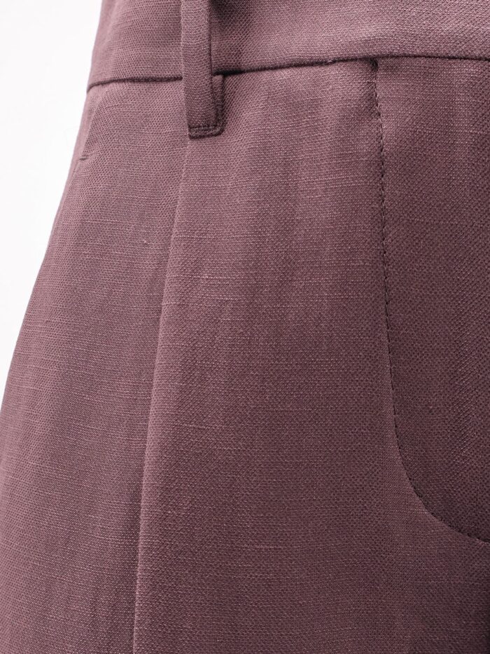 Brunello Cucinelli Viscose And Linen Trousers