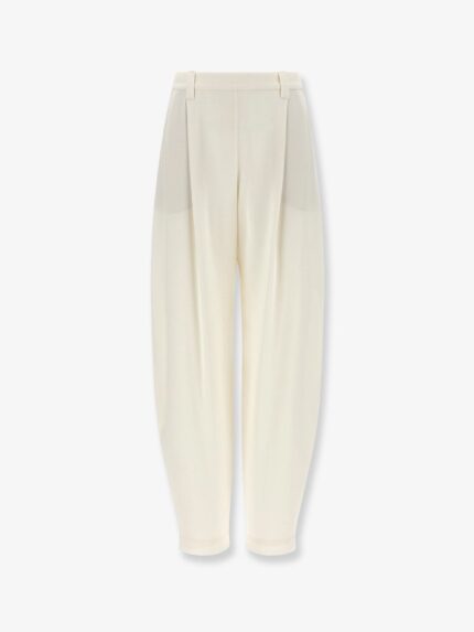 Brunello Cucinelli Viscose And Linen Trousers