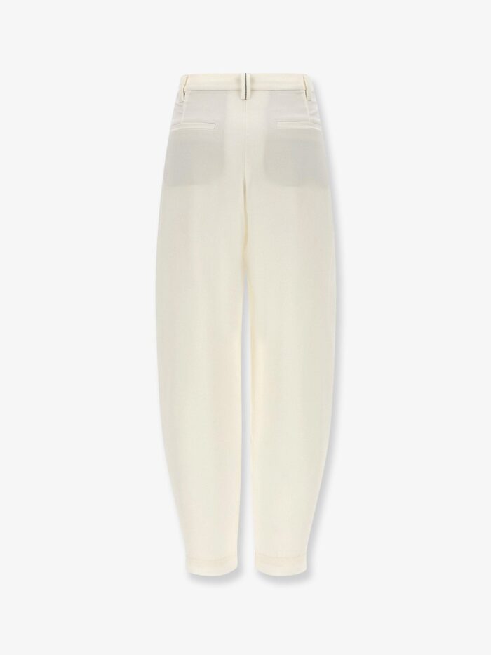 Brunello Cucinelli Viscose And Linen Trousers