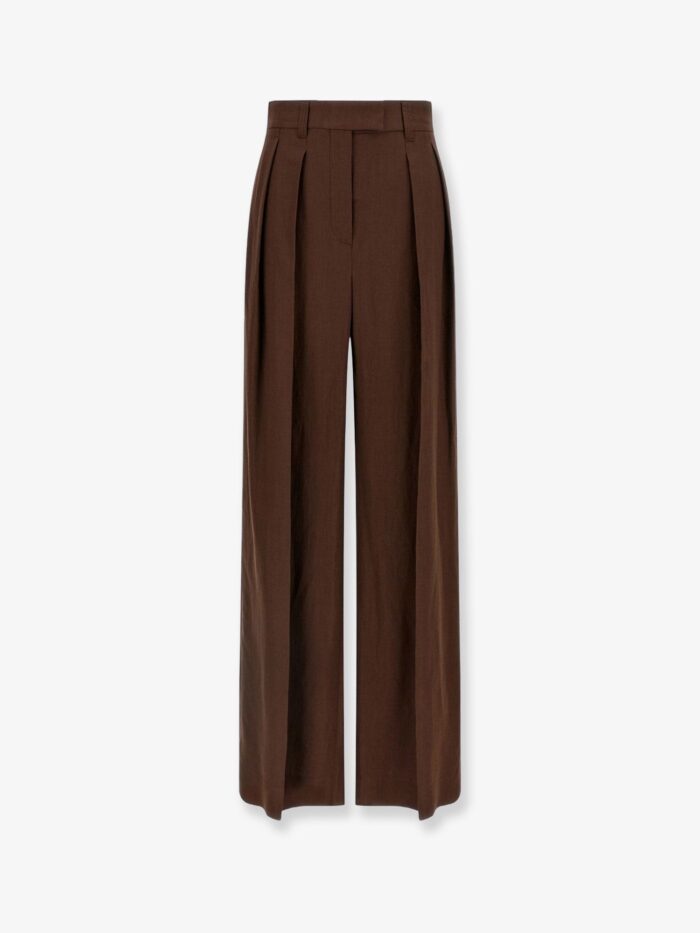 Brunello Cucinelli Viscose And Linen Trousers