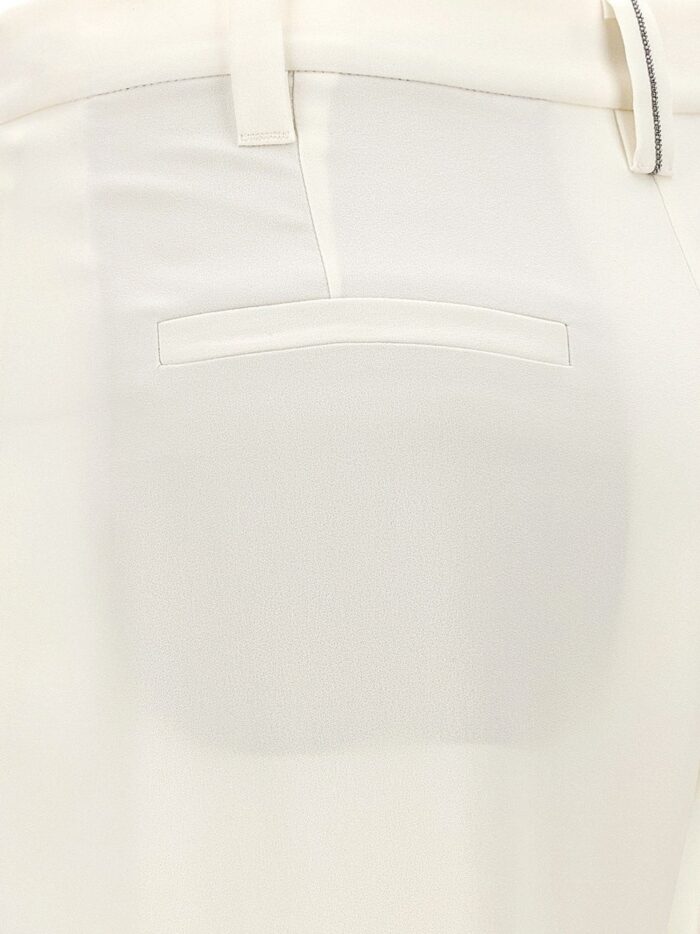 Brunello Cucinelli Viscose And Linen Trousers