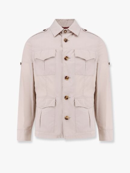 Brunello Cucinelli Water-Resistant Cotton Blend Jacket