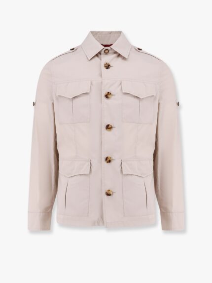 Brunello Cucinelli Water-Resistant Cotton Blend Jacket