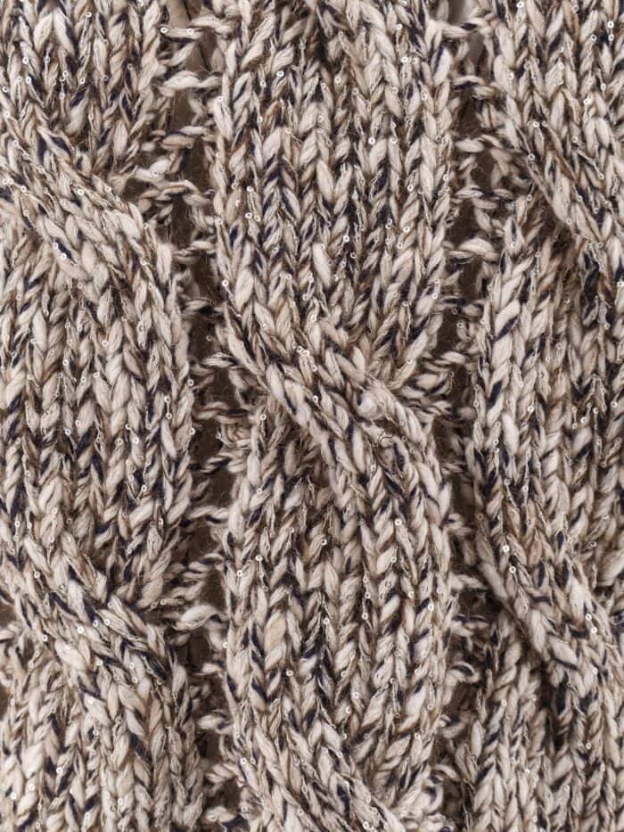 Brunello Cucinelli Wool And Cashmere Sweater With Sequins