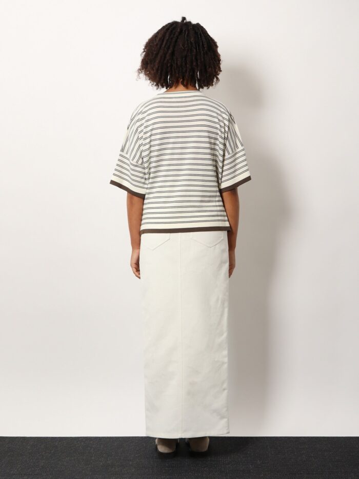 Brunello Cucinelli Wool And Cashmere Sweater With Striped Motif