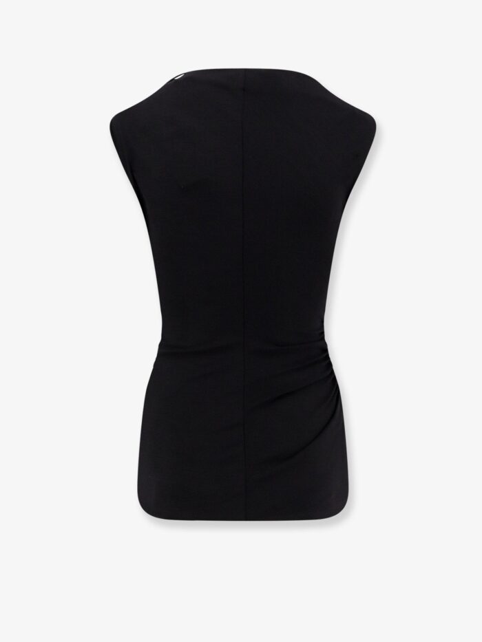 Brunello Cucinelli Wool And Stretch Viscose Top