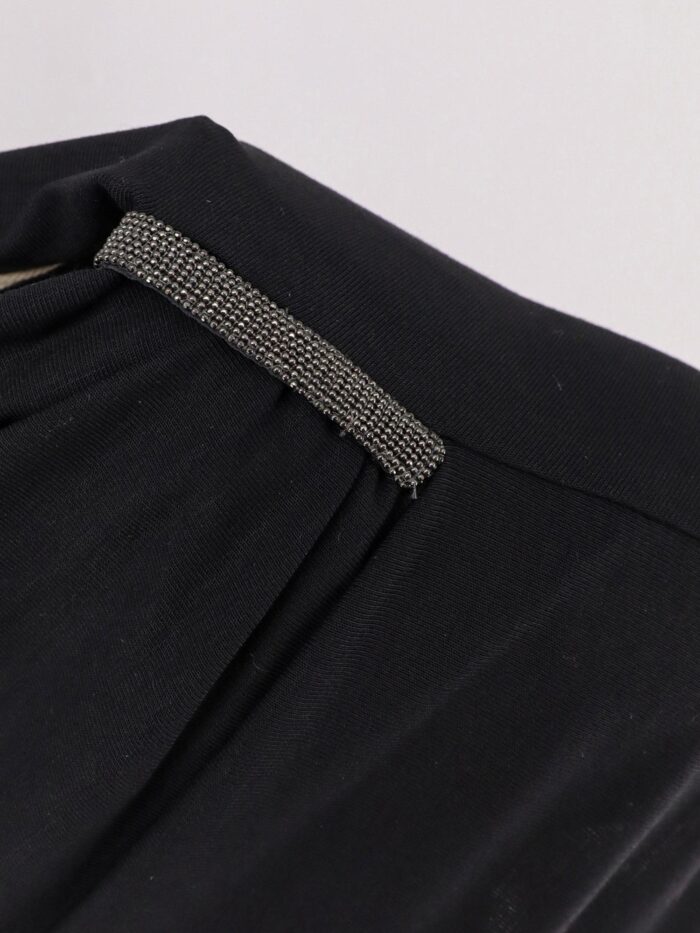 Brunello Cucinelli Wool And Stretch Viscose Top