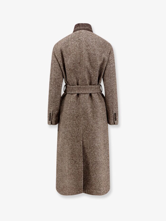 Brunello Cucinelli Wool Blend Padded Coat