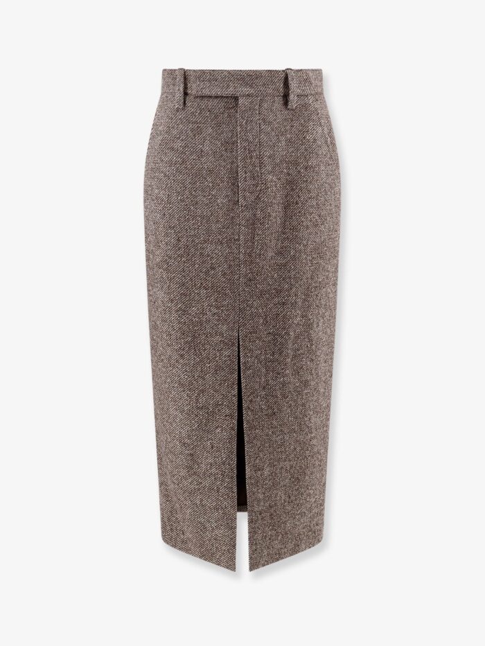 Brunello Cucinelli Wool Blend Pencil Skirt