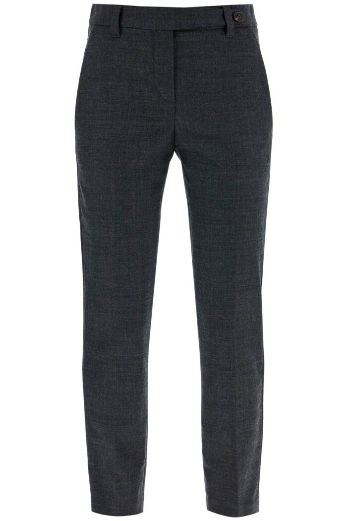 BRUNELLO CUCINELLI Woolen Cigarette Pants For Women