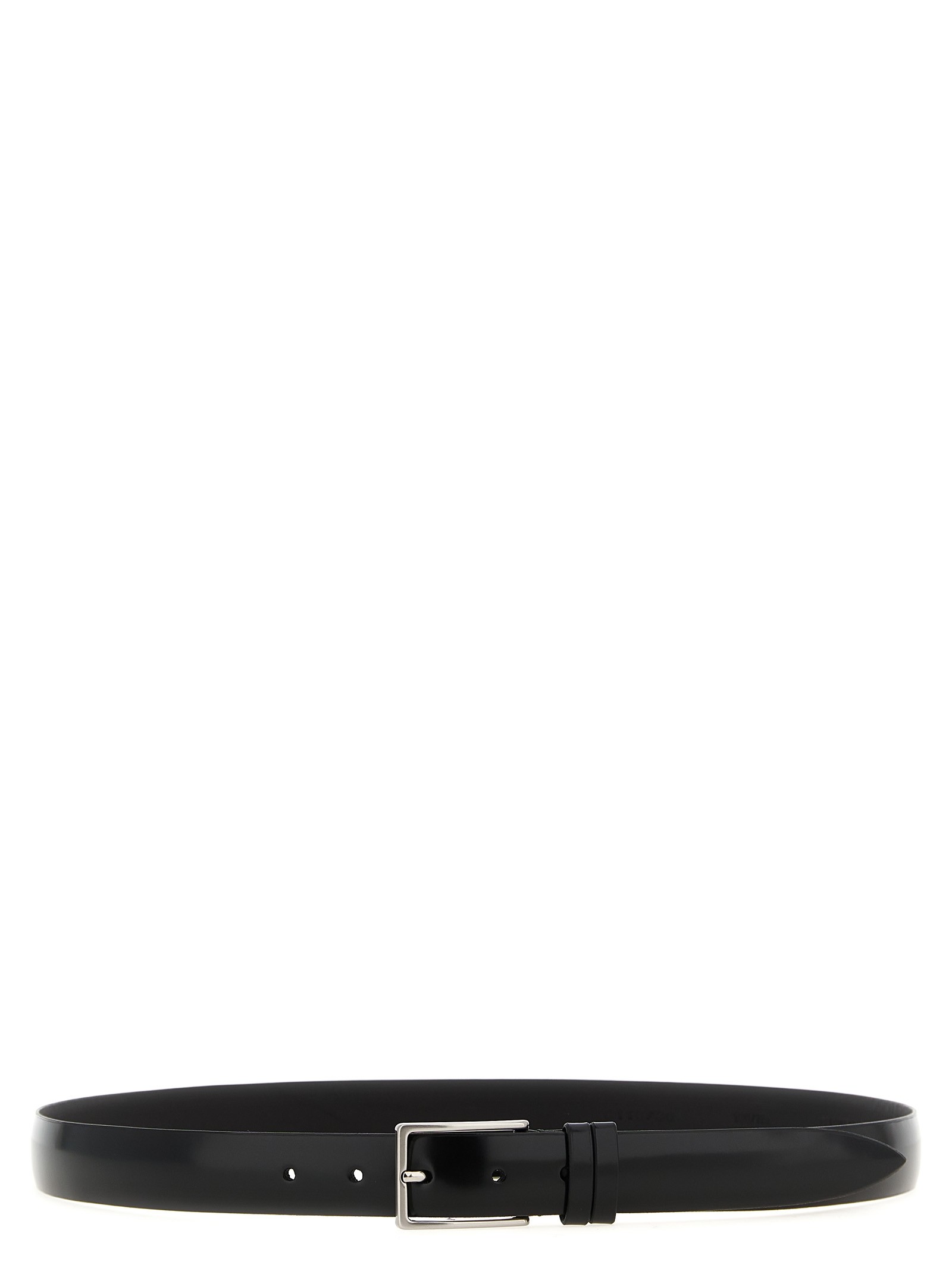 ZERBINI CLAUDIO Brushed Leather Belt