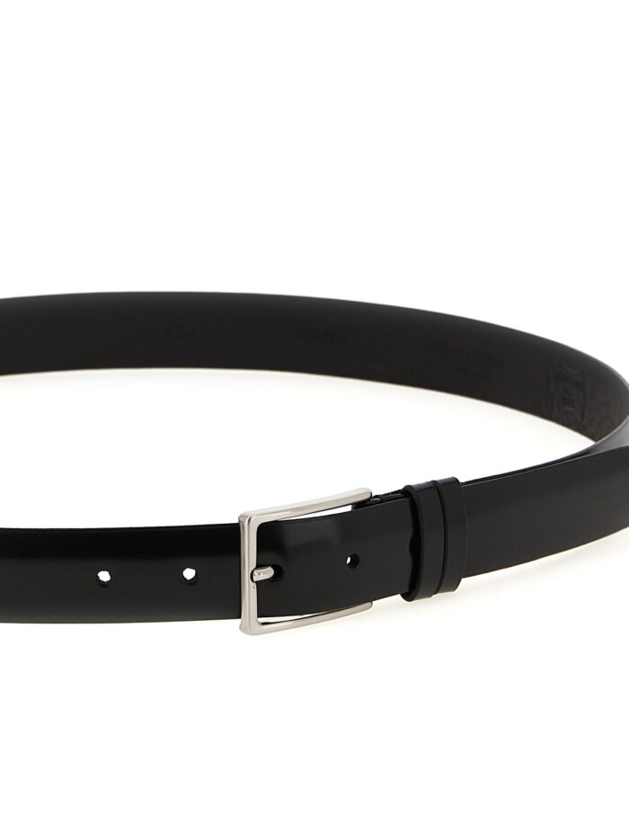 ZERBINI CLAUDIO Brushed Leather Belt