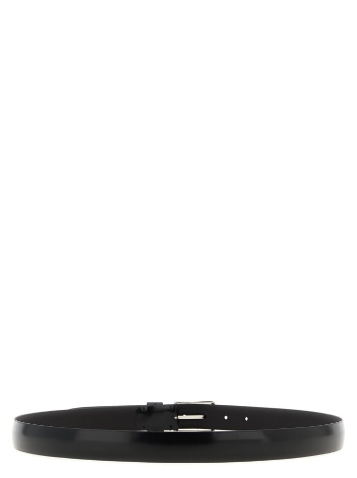 ZERBINI CLAUDIO Brushed Leather Belt