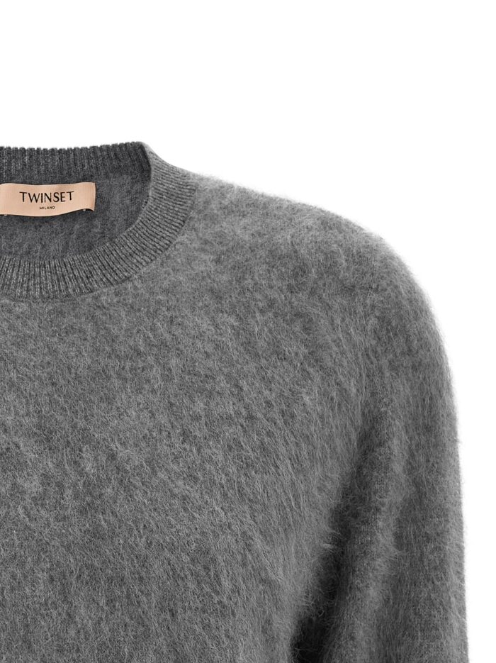 TWIN SET Brushed Wool Sweater