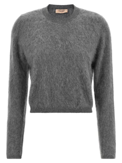 TWIN SET Brushed Wool Sweater