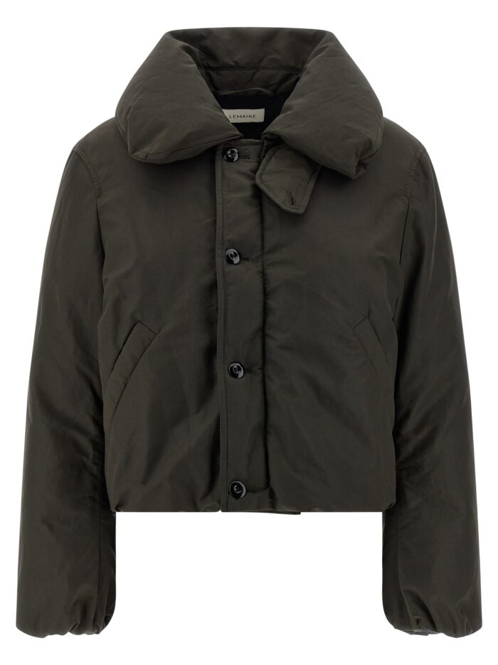 lemaire bubble collar cropped down jacket LEMAIRE Bubble Collar Cropped Down Jacket
