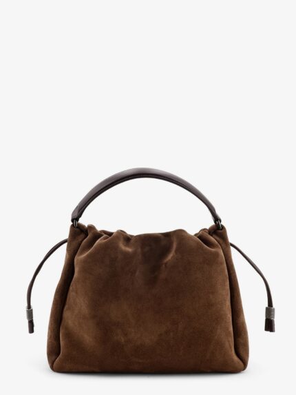 Brunello Cucinelli Bucket Mellow Suede Handbag