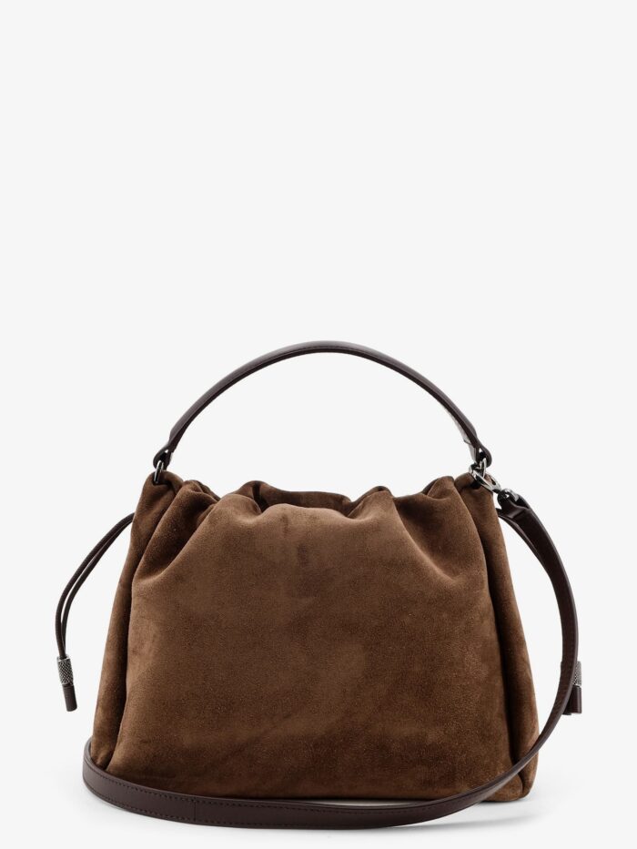 Brunello Cucinelli Bucket Mellow Suede Handbag