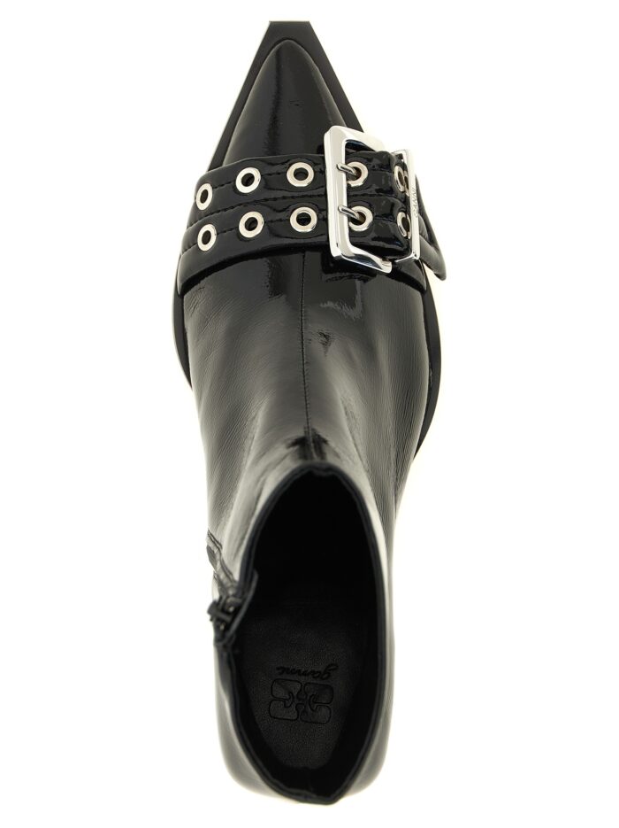 GANNI 'Buckle' Ankle Boots