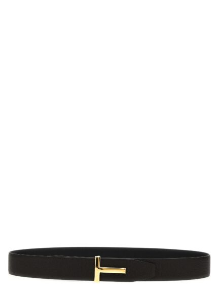 TOM FORD Buckle Logo Reversible Belt