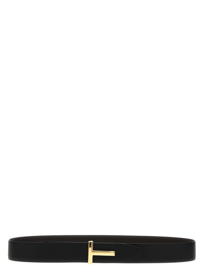 TOM FORD Buckle Logo Reversible Belt