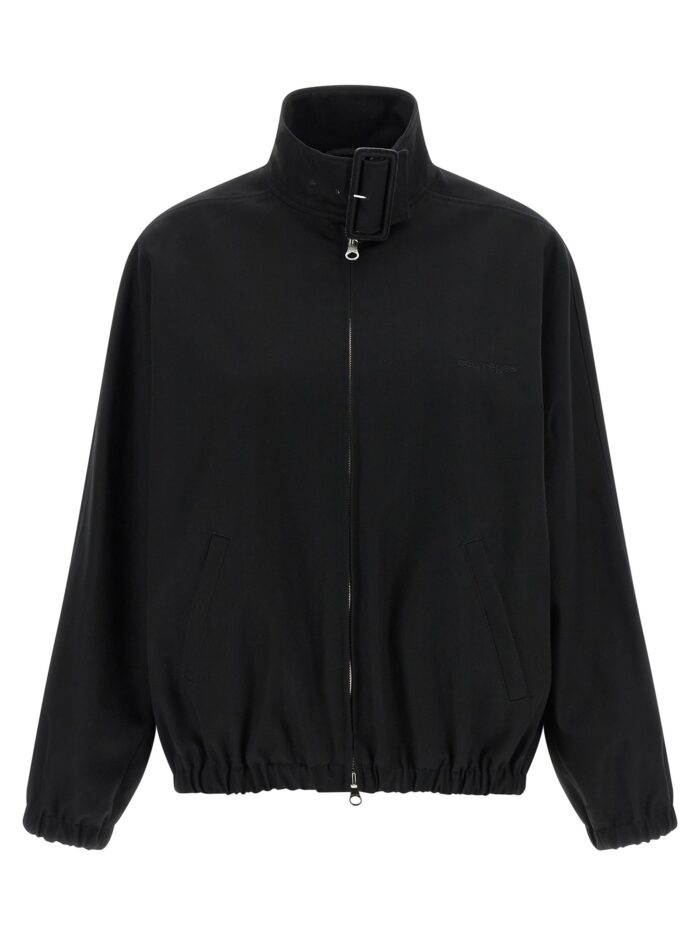courreges 'buckle zipped bomber' jacket COURREGES 'Buckle Zipped Bomber' Jacket