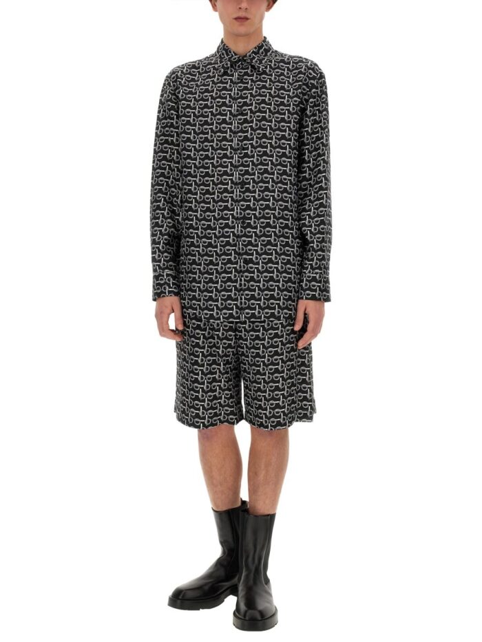 Burberry ALL OVER PRINT BERMUDA SHORTS