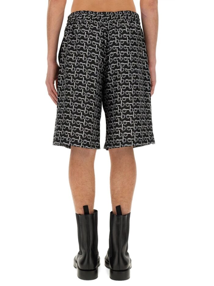 Burberry ALL OVER PRINT BERMUDA SHORTS