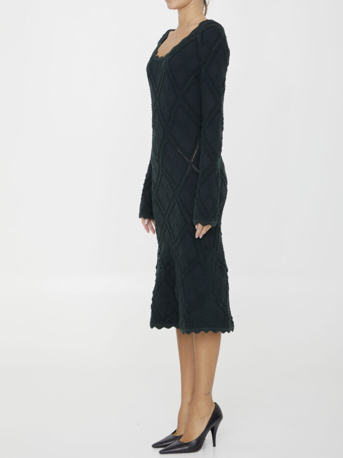 Burberry Aran knit dress