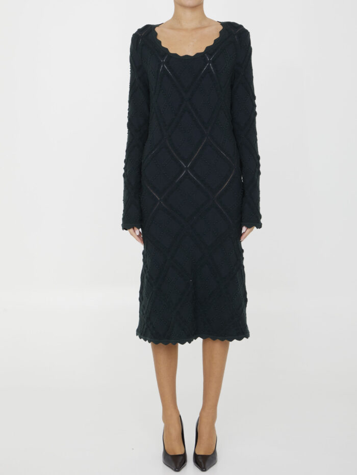 Burberry Aran knit dress