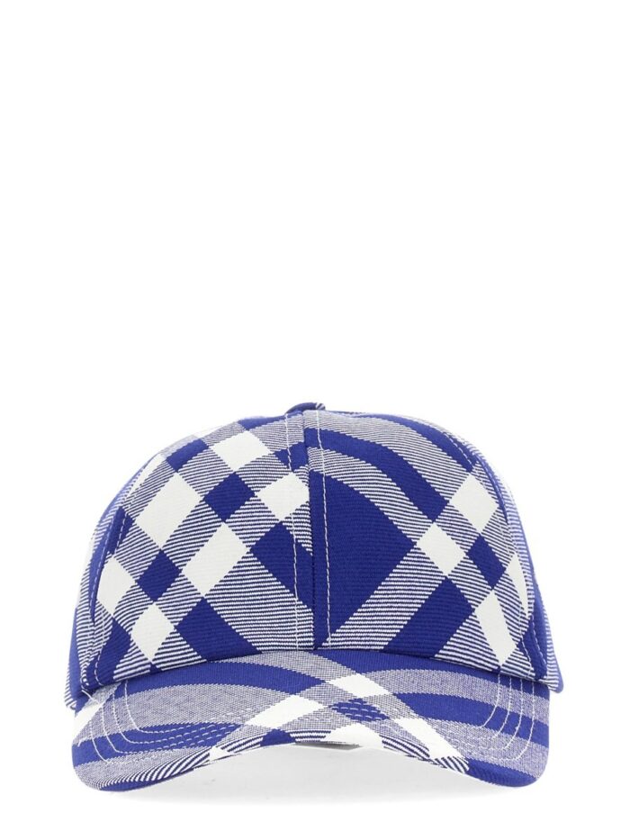 Burberry BASEBALL CAP WITH TARTAN PATTERN