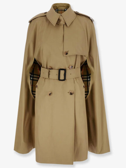 Burberry Belmont trench cape in gabardine
