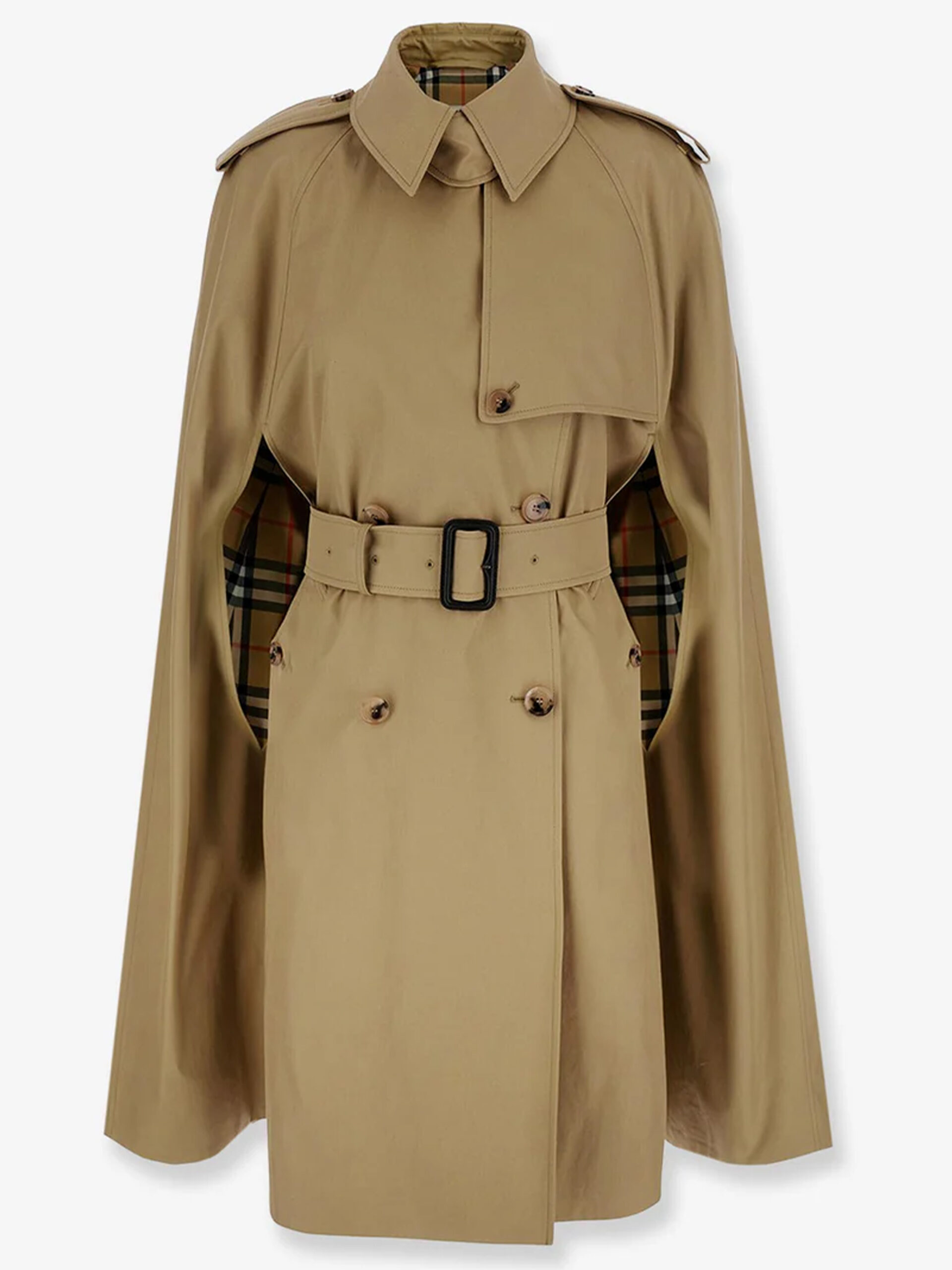 Burberry Belmont trench cape in gabardine