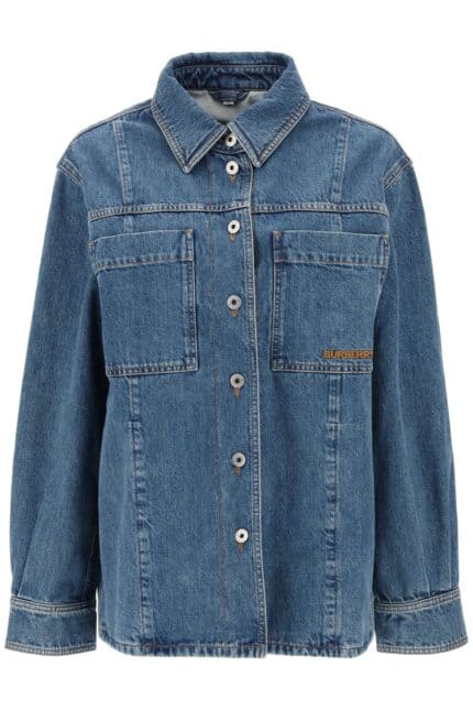 BURBERRY 'bensen' Denim Overshirt