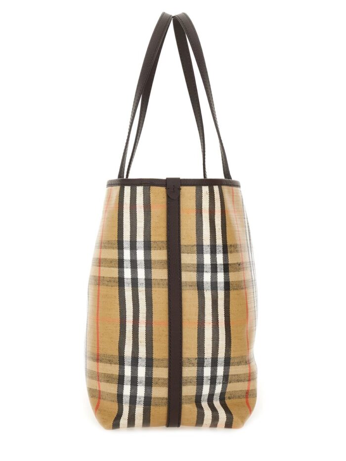 Burberry BORSA A SPALLA "TOTE HIGHLANDS" MEDIA